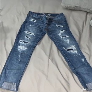 American Eagle Ripped SUPER STRETCH Jeans